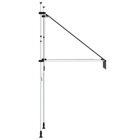 Luifel handmatig uittrekbaar 100 cm antraciet 5