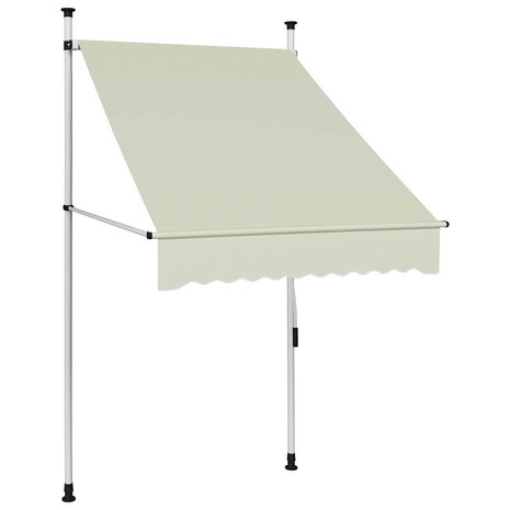 Luifel handmatig uittrekbaar 100 cm cr&egrave;me 1