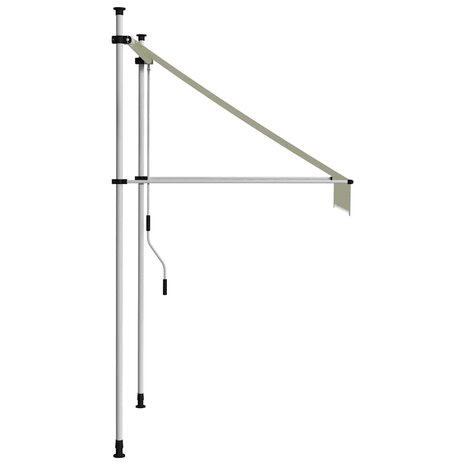 Luifel handmatig uittrekbaar 100 cm cr&egrave;me 3