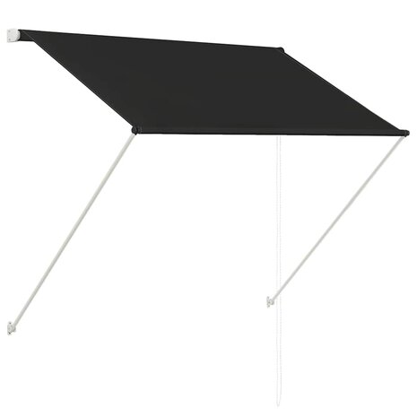 Luifel uittrekbaar 100x150 cm antraciet 2