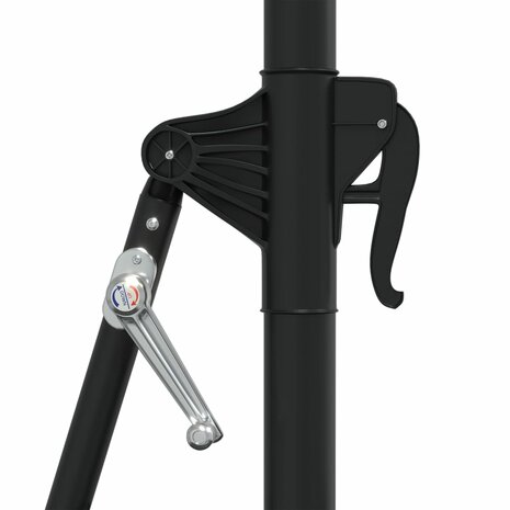 Wandparasol met LED's 300 cm groen 7