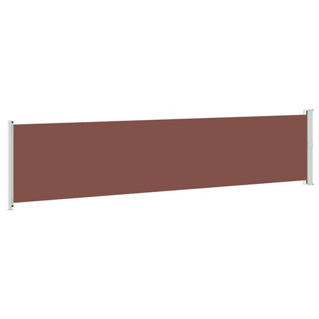 Tuinscherm uittrekbaar 140x600 cm bruin 7