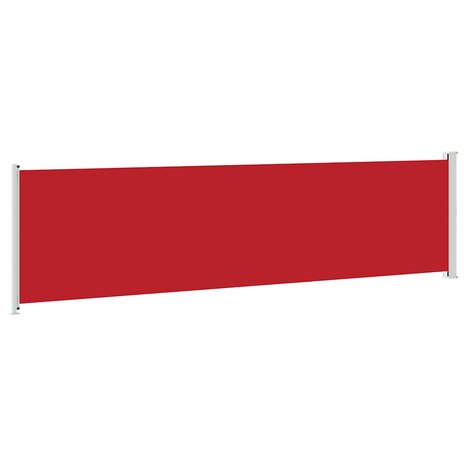Tuinscherm uittrekbaar 600x160 cm rood 6