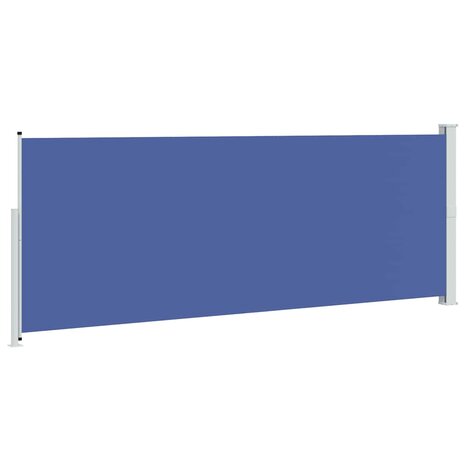 Tuinscherm uittrekbaar 180x500 cm blauw 6