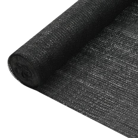 Privacynet 75 g/m&sup2; 2x25 m HDPE zwart 1