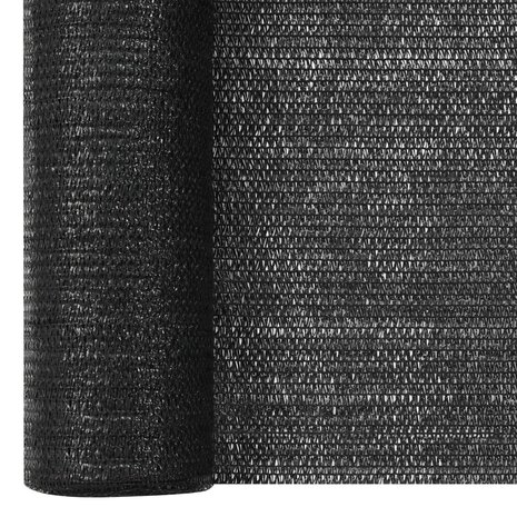 Privacynet 75 g/m&sup2; 2x25 m HDPE zwart 3