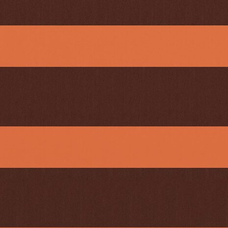 Balkonscherm 90x500 cm oxford stof oranje en bruin 2