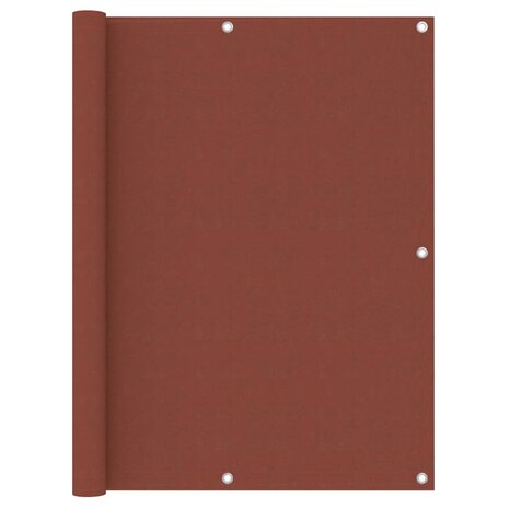 Balkonscherm 120x300 cm oxford stof terracotta 1