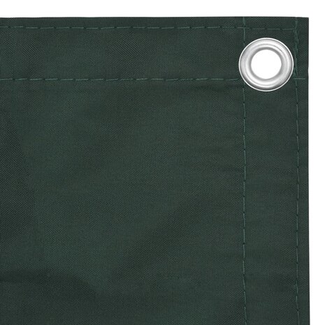 Balkonscherm 75x300 cm oxford stof donkergroen 3