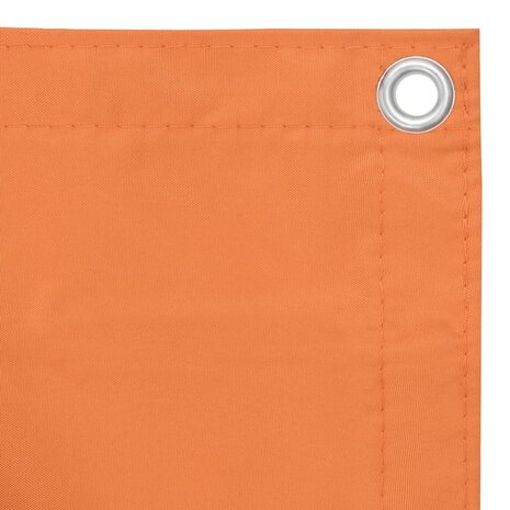 Balkonscherm 90x500 cm oxford stof oranje 2