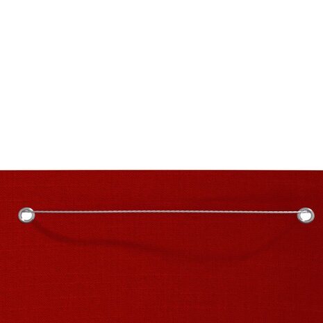 Balkonscherm 120x240 cm oxford stof rood 3