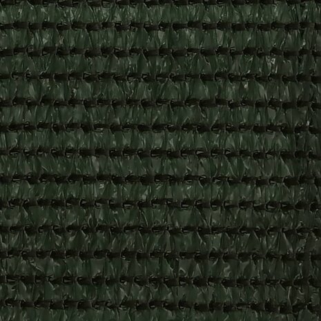 Balkonscherm 75x500 cm HDPE donkergroen 2