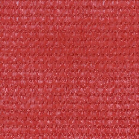 Balkonscherm 120x500 cm HDPE rood 2