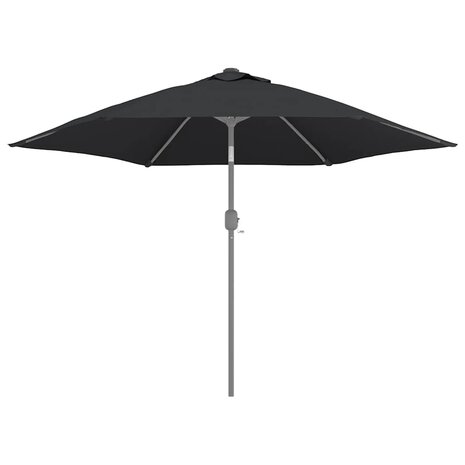 Vervangingsdoek voor parasol 300 cm zwart 4