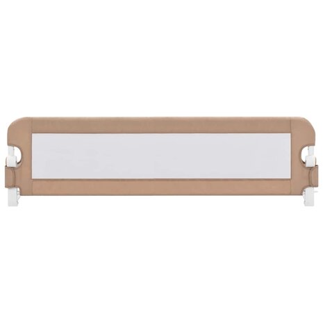 Bedhekje peuter 150x42 cm polyester taupe 3