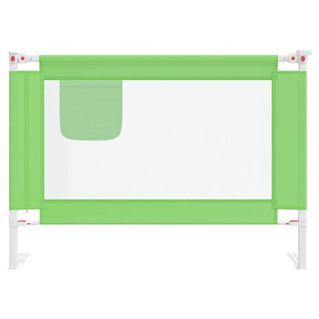 Bedhekje peuter 90x25 cm stof groen 3