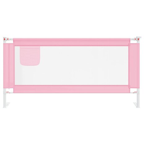 Bedhekje peuter 180x25 cm stof roze 3