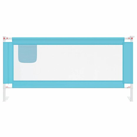 Bedhekje peuter 190x25 cm stof blauw 3