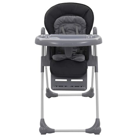 Kinderstoel hoog grijs 2