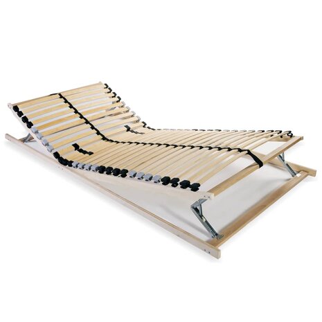 Lattenbodem met 28 latten 7 zones 70x200 cm 1