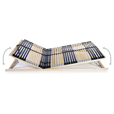 Lattenbodem met 42 latten 7 zones 100x200 cm 4
