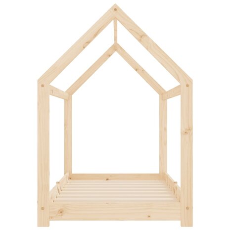 Kinderbedframe massief grenenhout 80x160 cm 5