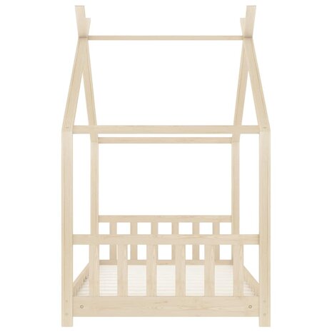 Kinderbedframe massief grenenhout 80x160 cm 5