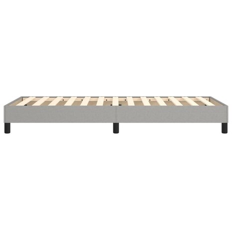 Boxspring bed 80x200 cm stof lichtgrijs 6