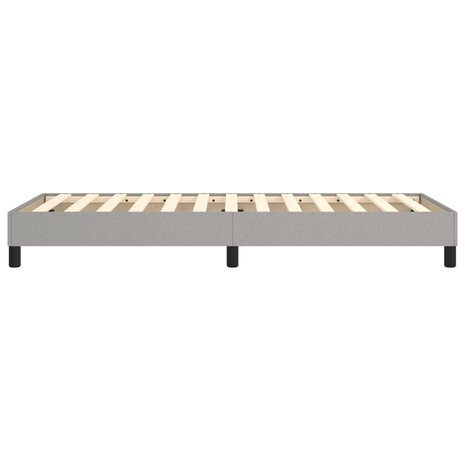 Boxspring bed 90x190 cm stof lichtgrijs 6