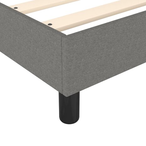 Boxspring bed 90x190 cm stof donkergrijs 7