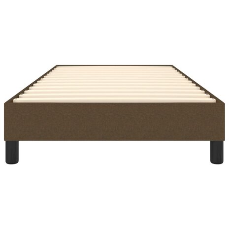 Boxspring bed 90x190 cm stof donkerbruin 5