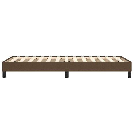 Boxspring bed 90x190 cm stof donkerbruin 6