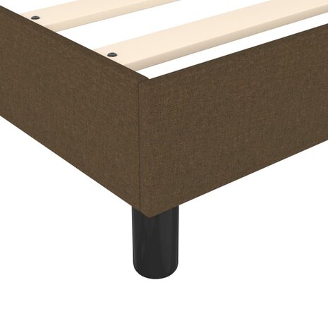 Boxspring bed 90x190 cm stof donkerbruin 7