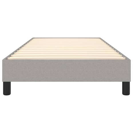 Boxspring bed 90x200 cm stof lichtgrijs 5