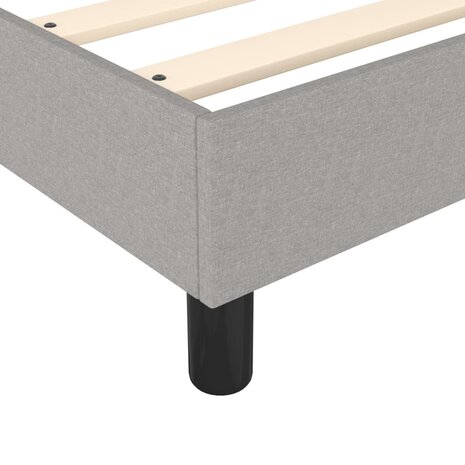 Boxspring bed 90x200 cm stof lichtgrijs 7