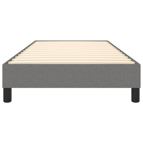 Boxspring bed 90x200 cm stof donkergrijs 5