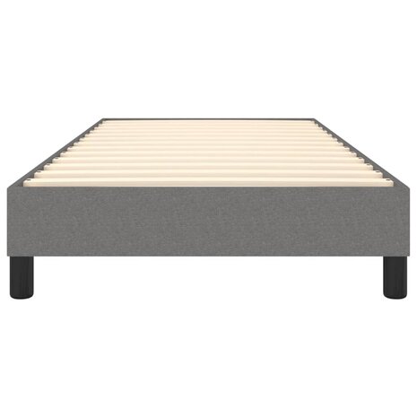 Boxspring bed 100x200 cm stof donkergrijs 5