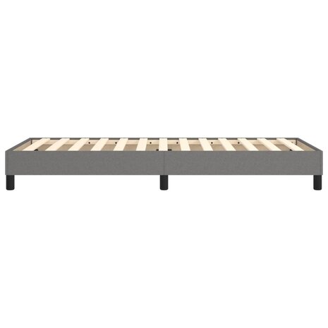 Boxspring bed 100x200 cm stof donkergrijs 6