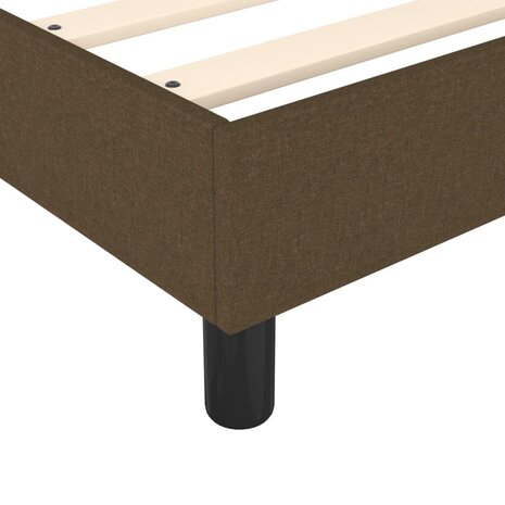 Boxspring bed 100x200 cm stof donkerbruin 7