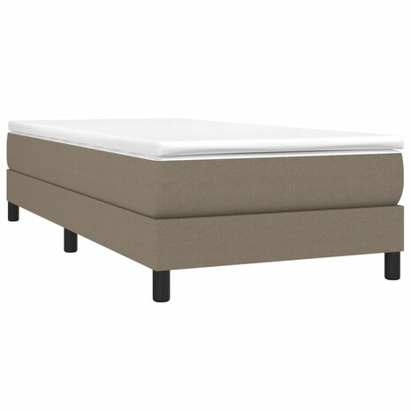 Boxspring bed 100x200 cm stof taupe 3