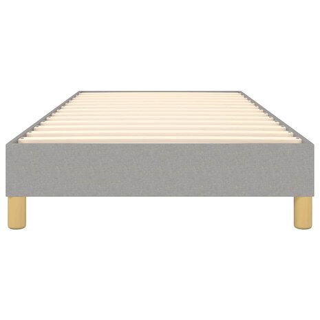 Boxspring bed 80x200 cm stof lichtgrijs 5