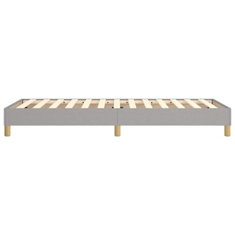 Boxspring bed 80x200 cm stof lichtgrijs 6