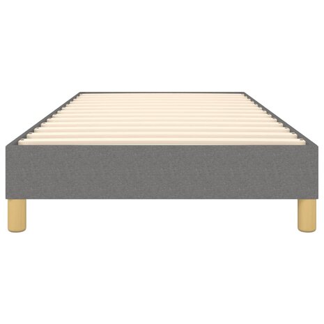 Boxspring bed 80x200 cm stof donkergrijs 5