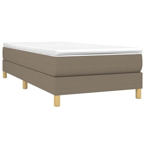 Boxspring bed 80x200 cm stof taupe 3