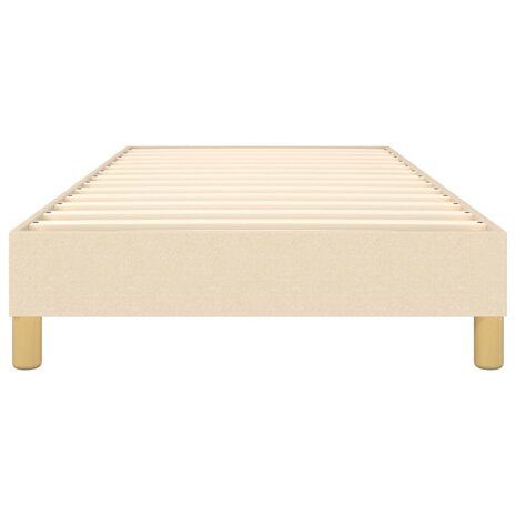 Boxspring bed 80x200 cm stof cr&egrave;mekleurig 5