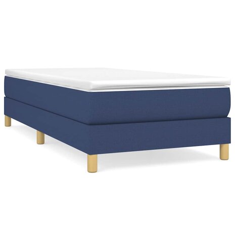Boxspring bed 80x200 cm stof blauw 2
