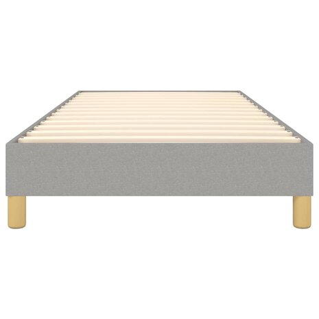 Boxspring bed 90x190 cm stof lichtgrijs 5