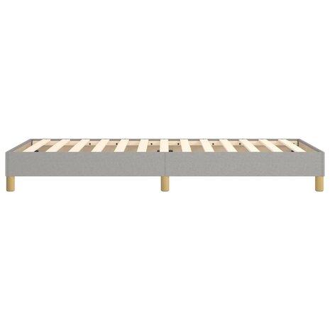 Boxspring bed 90x190 cm stof lichtgrijs 6