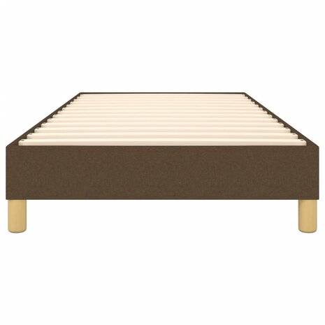 Boxspring bed 90x190 cm stof donkerbruin 5