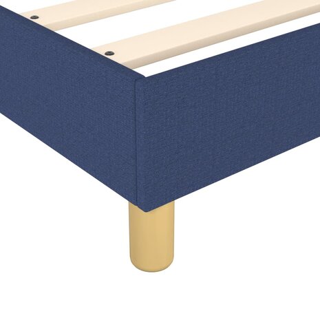 Boxspring bed 90x200 cm stof blauw 7